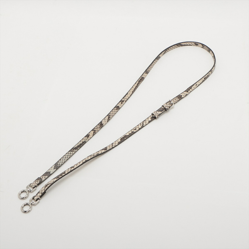 Fendi Peekaboo 2way Python Ic U Green Handbag Lea… - image 7